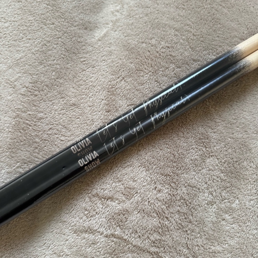 Drum Sticks, 1 Pair, The Olivia Show let’s Get physical. made of  wood